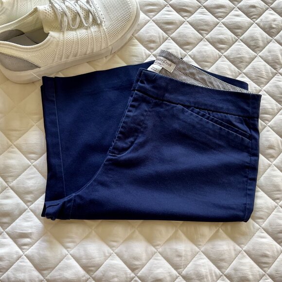 Coldwater Creek Navy Blue Natural Fit Shorts - Picture 3 of 4